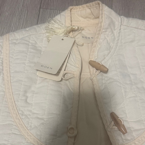 Doen Cream Quilted Utility Jacket - Picture 3 of 8